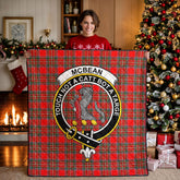 McBean Tartan Crest Quilt