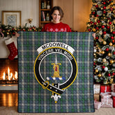McDowell (MacDowell) Tartan Crest Quilt