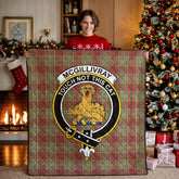 McGillivray Hunting Ancient Tartan Crest Quilt