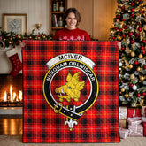 McIver Modern Tartan Crest Quilt