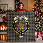 McKenzie Weathered Tartan Crest Quilt