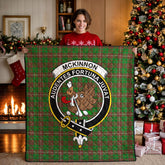 McKinnon Hunting Modern Tartan Crest Quilt