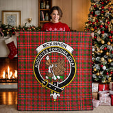 McKinnon Modern Tartan Crest Quilt