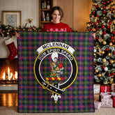McLennan Modern Tartan Crest Quilt