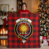 McLeod of Raasay Tartan Crest Quilt