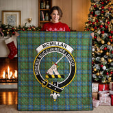 McMillan Hunting Ancient Tartan Crest Quilt