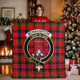 McNaughton Modern Tartan Crest Quilt