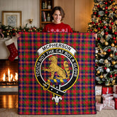 McPherson Modern Tartan Crest Quilt