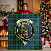 Monteith Tartan Crest Quilt
