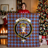 Skirving Tartan Crest Quilt