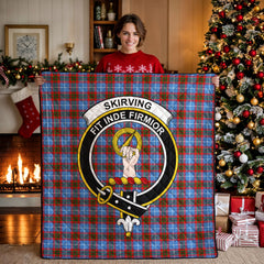 Skirving Tartan Crest Quilt