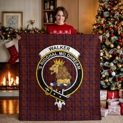 Walker Tartan Crest Quilt