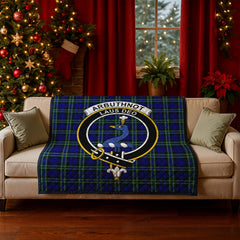Arbuthnot Modern Tartan Crest Quilt