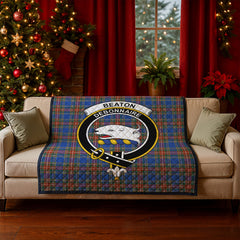 Beaton Ancient Tartan Crest Quilt
