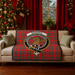 Binning (of Wallifoord) Tartan Crest Quilt