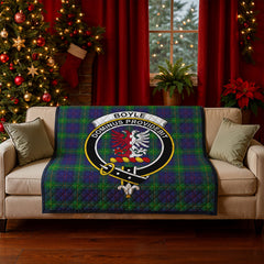 Boyle Tartan Crest Quilt