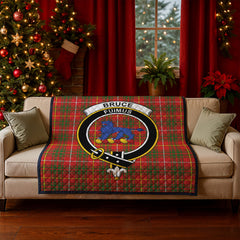 Bruce Modern Tartan Crest Quilt