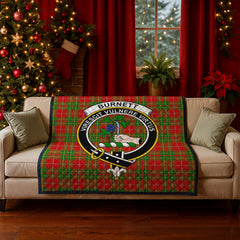 Burnett Ancient Tartan Crest Quilt