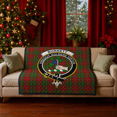 Burnett Tartan Crest Quilt