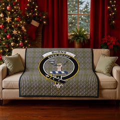 Burns Check Tartan Crest Quilt