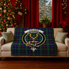 Calder Tartan Crest Quilt
