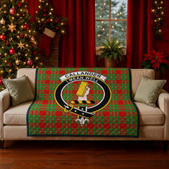 Callander Tartan Crest Quilt