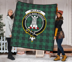 McLean Hunting Ancient Tartan Crest Quilt