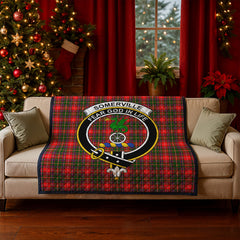 Somerville Tartan Crest Quilt