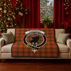 Turnbull Dress Tartan Crest Quilt