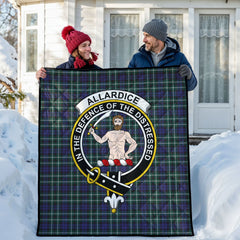 Allardice Tartan Crest Quilt