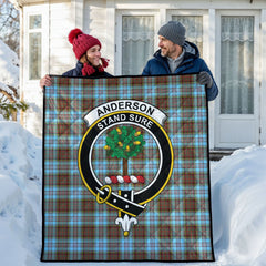 Anderson Ancient Tartan Crest Quilt