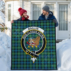 Baillie Ancient Tartan Crest Quilt