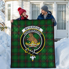 Beveridge Tartan Crest Quilt