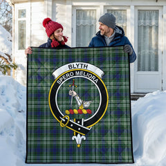 Blyth Tartan Crest Quilt