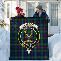 Calder Tartan Crest Quilt