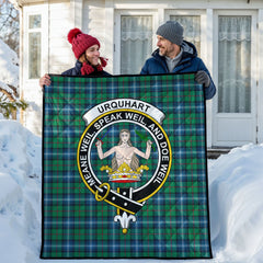 Urquhart Ancient Tartan Crest Quilt