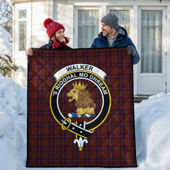 Walker Tartan Crest Quilt