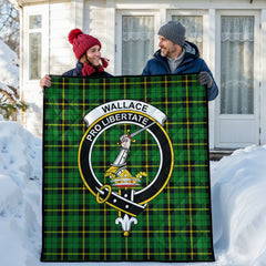 Wallace Hunting Modern Tartan Crest Quilt
