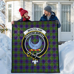 Whitelaw Tartan Crest Quilt