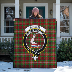 Ainslie Tartan Crest Quilt