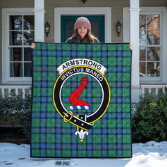 Armstrong Ancient Tartan Crest Quilt