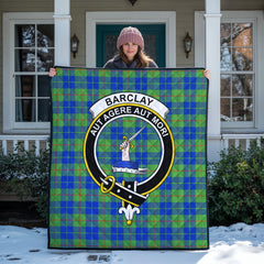 Barclay Hunting Ancient Tartan Crest Quilt