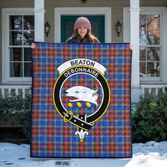 Beaton Modern Tartan Crest Quilt