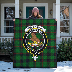 Beveridge Tartan Crest Quilt