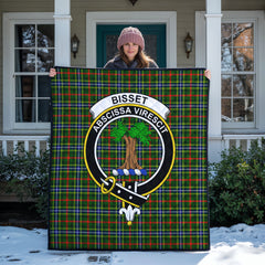 Bisset Tartan Crest Quilt