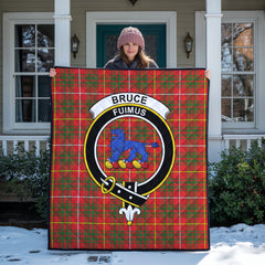 Bruce Modern Tartan Crest Quilt
