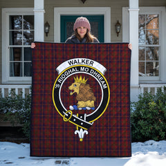 Walker Tartan Crest Quilt