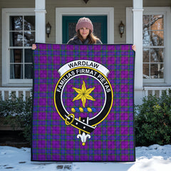 Wardlaw Modern Tartan Crest Quilt