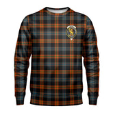 Brown Ancient Tartan Crest Sweatshirt