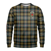 Farquharson Weathered Tartan Crest Sweatshirt